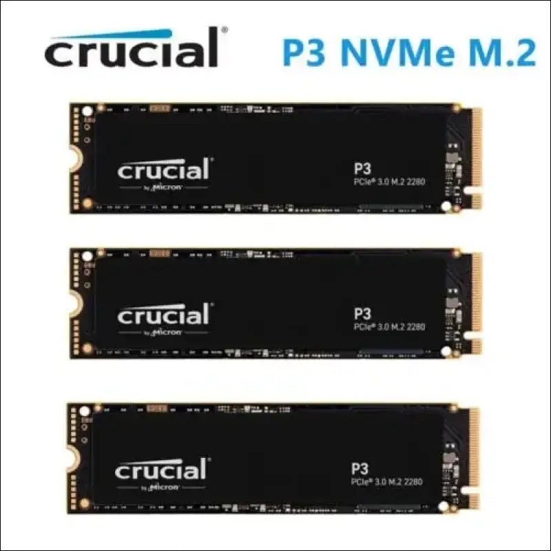 SSD M.2 Crucial P3 500GB 1TB 2TB NVMe M.2 PCIe 3D NAND SSD UP to 3500MB/s