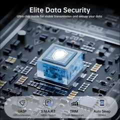 SSK M.2 NVME SATA SSD Enclosure Adapter, USB 3.2 Gen 2 (10 Gbps) to NVME PCI-E SATA M-Key/(B+M) Key Solid State Drive External Enclosure Aluminum Support UASP Trim for SSDs...