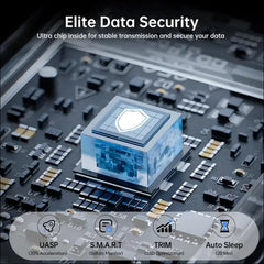 SSK M.2 NVME SATA SSD Enclosure Adapter, USB 3.2 Gen 2 (10 Gbps) to NVME PCI-E SATA M-Key/(B+M) Key Solid State Drive External Enclosure Aluminum Support UASP Trim for SSDs...