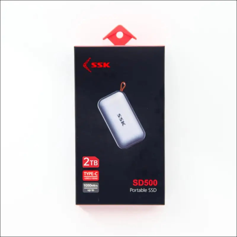 SSK Portable SSD 2TB External Solid State Drives, up to 1050MB/s USB C SSD External Hard Drive USB 3.2 Gen2 for iPhone 15/Pro, Windows, Mac, Android Phones and Tablets