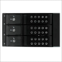 StarTech.com 3 Drive Bay Aluminum Trayless Hot Swap Mobile Rack Backplane with Fan and Lock for 3.5 SAS II/SATA III - 6 Gbps Hard Drive (HSB3SATSASBA)
