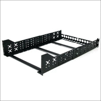StarTech.com 3U Fixed 19-Inch Adjustable Depth Universal Server Rack Rails (UNIRAILS3U)