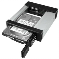 StarTech.com HSB1SATSASBA 5.25 to 3.5 Trayless Drive Hot Swap Bay for 3.5 SATA/SAS