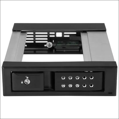 StarTech.com HSB1SATSASBA 5.25 to 3.5 Trayless Drive Hot Swap Bay for 3.5 SATA/SAS
