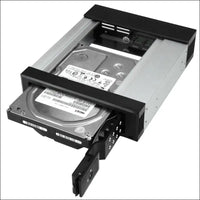 StarTech.com HSB1SATSASBA 5.25 to 3.5 Trayless Drive Hot Swap Bay for 3.5 SATA/SAS