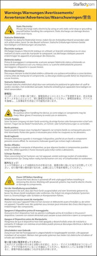 StarTech.com HSB1SATSASBA 5.25 to 3.5 Trayless Drive Hot Swap Bay for 3.5 SATA/SAS