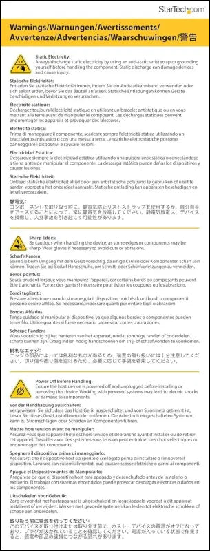 StarTech.com HSB1SATSASBA 5.25 to 3.5 Trayless Drive Hot Swap Bay for 3.5 SATA/SAS