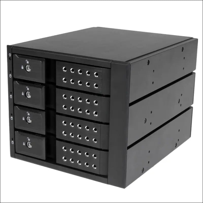 StarTech.com HSB1SATSASBA 5.25 to 3.5 Trayless Drive Hot Swap Bay for 3.5 SATA/SAS