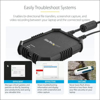 StarTech.com Laptop to Server KVM Console Rugged USB Crash Cart Adapter (NOTECONS02X)
