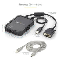 StarTech.com Laptop to Server KVM Console Rugged USB Crash Cart Adapter (NOTECONS02X)
