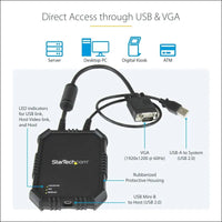 StarTech.com Laptop to Server KVM Console Rugged USB Crash Cart Adapter (NOTECONS02X)