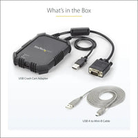 StarTech.com Laptop to Server KVM Console Rugged USB Crash Cart Adapter (NOTECONS02X)