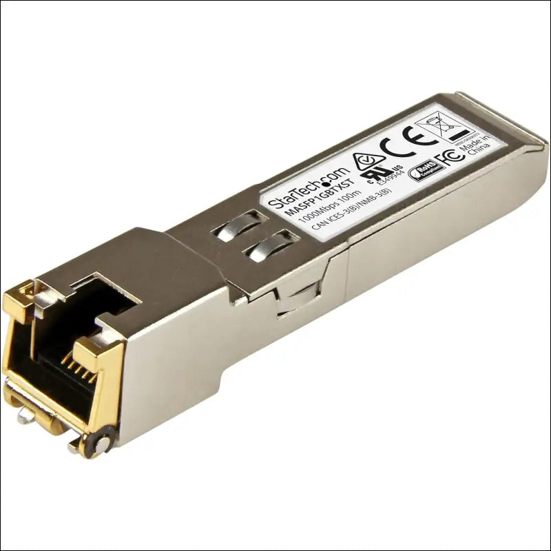 StarTech MASFP1GBTXST Cisco Meraki MA-SFP-1GB-TX - Gigabit SFP - SFP to RJ45 Transceiver - Cisco 1000base-T SFP - Cisco