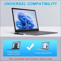 Surface Laptop 5/4/3, Surface Laptop Go Hub Docking Station with 4K@30HZ HDMI,100Mbps RJ45, 2*USB 3.0, USB-C, SD/TF,3.5mm Audio Port, Dual Display Accessories for Surface Laptop 3/4/5,Laptop Go