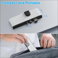 Surface Laptop 5/4/3, Surface Laptop Go Hub Docking Station with 4K@30HZ HDMI,100Mbps RJ45, 2*USB 3.0, USB-C, SD/TF,3.5mm Audio Port, Dual Display Accessories for Surface Laptop 3/4/5,Laptop Go