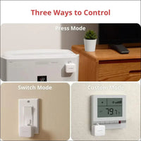 SwitchBot smart switch button with timer app controlled wifi switch DIY tools (with a Hub compatible with Alexa Google Home IFTTT)