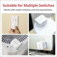 SwitchBot smart switch button with timer app controlled wifi switch DIY tools (with a Hub compatible with Alexa Google Home IFTTT)