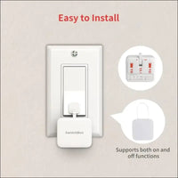 SwitchBot smart switch button with timer app controlled wifi switch DIY tools (with a Hub compatible with Alexa Google Home IFTTT)
