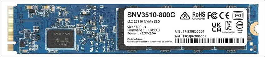 Synology M.2 22110 NVMe SSD SNV3510 400GB (SNV3510-400G)