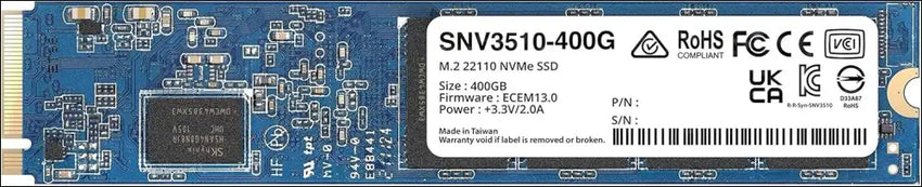 Synology M.2 22110 NVMe SSD SNV3510 800GB (SNV3510-800G)
