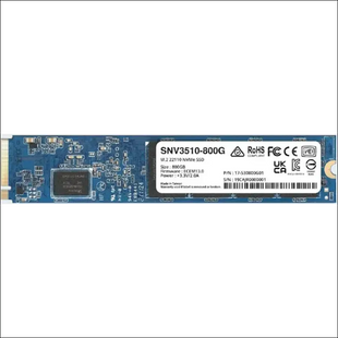Synology SNV3510 800GB M.2 22110 NVMe Internal Solid State Drive
