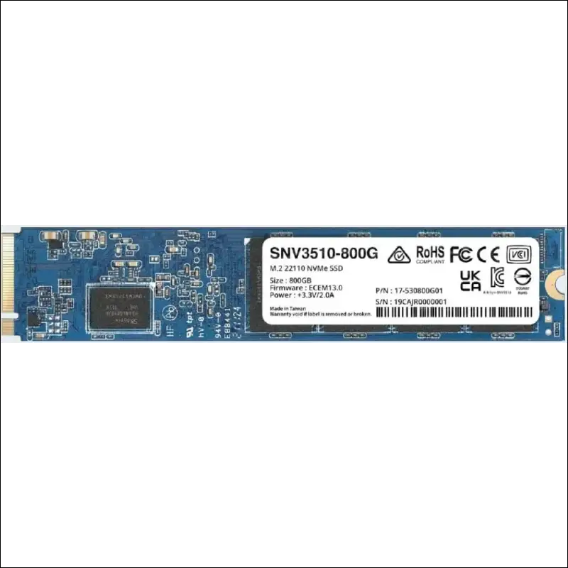 Synology SNV3510 800GB M.2 22110 NVMe Internal Solid State Drive