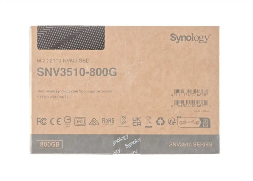 Synology SNV3510 800GB M.2 22110 NVMe Internal Solid State Drive