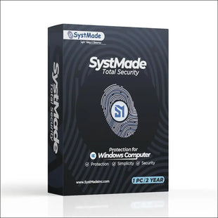 SystMade Total Security Protection I 1 PC 2 Year I Parental Control I Game Mode I Email Delivery in 2 Hours - No CD