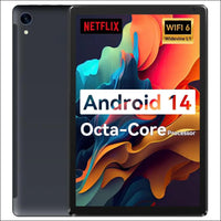 Tablet,10.1" Android Tablet with Octa-core Processor 10GB RAM 128GB ROM HD IPS Touchscreen 8H Battery, Wi-Fi 6, BT 5.0, Dual Camera, Google Tablets 2024