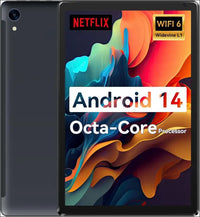 Tablet,10.1" Android Tablet with Octa-core Processor 10GB RAM 128GB ROM HD IPS Touchscreen 8H Battery, Wi-Fi 6, BT 5.0, Dual Camera, Google Tablets 2024