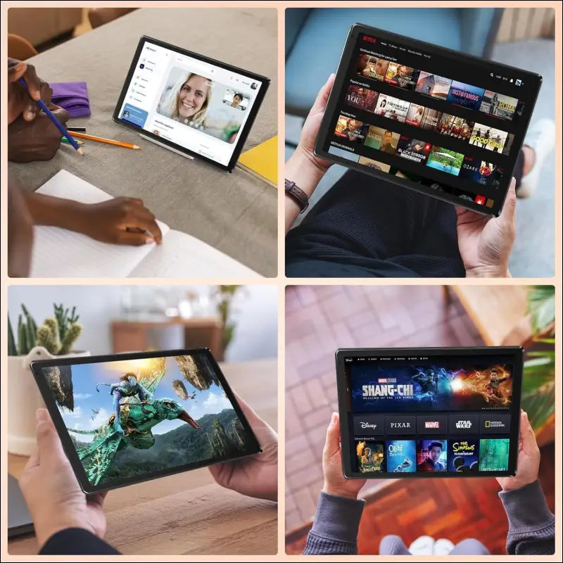 Tablet,10.1" Android Tablet with Octa-core Processor 10GB RAM 128GB ROM HD IPS Touchscreen 8H Battery, Wi-Fi 6, BT 5.0, Dual Camera, Google Tablets 2024