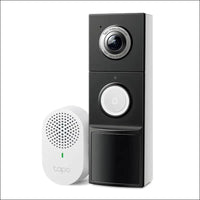Tapo TP-Link Video Doorbell | Battery or Wired | 180° Ultra-Wide Head-to-Toe View | Ring Call | 2K QHD | Free Package/Person Detection | Local & Cloud Storage | Full Color Night...