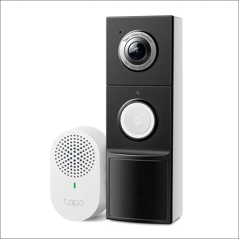 Tapo TP-Link Video Doorbell | Battery or Wired | 180° Ultra-Wide Head-to-Toe View | Ring Call | 2K QHD | Free Package/Person Detection | Local & Cloud Storage | Full Color Night...