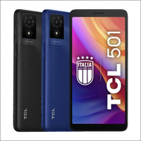TCL 501-4G Smartphone 32GB, 2GB RAM, 6" QHD Display, Android 14 Go Edition, 5MP Camera, 3000mAh Battery, Dual SIM, 1TB Expandable Memory, Charger Plus Additional USB-C Cable,...