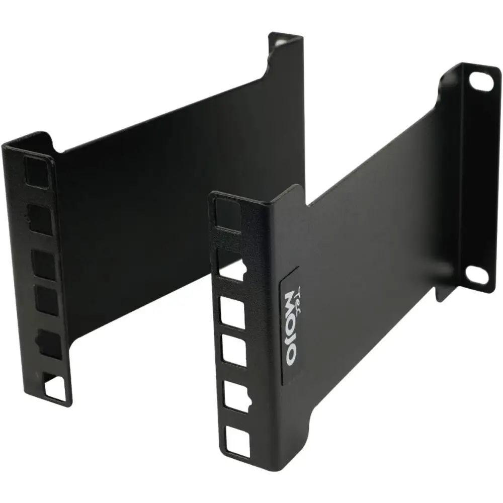 Tecmojo 2RU Server Rack Depth Extender 106 mm Recessed Rack Mount Adapter Kit for Network Rack Standard 19 inches Open