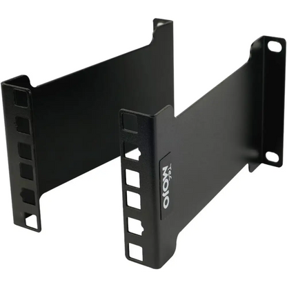 Tecmojo 2RU Server Rack Depth Extender 106 mm Recessed Rack Mount Adapter Kit for Network Rack Standard 19 inches Open