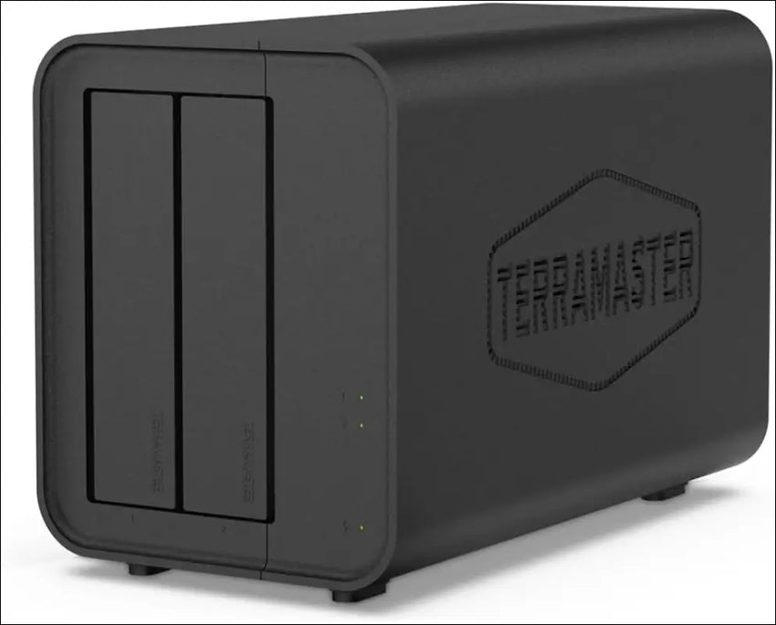 TERRAMASTER F2-212 2Bay NAS - Quad Core CPU DDR4 RAM Personal Private Cloud Home Network Attached Storage with Rich