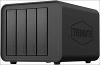 TERRAMASTER F4-212 4 Bay NAS - Quad Core CPU 2GB DDR4 RAM Network Attached Storage Personal Cloud with Rich Backup