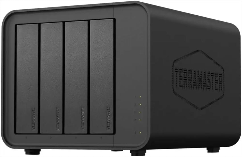 TERRAMASTER F4-212 4 Bay NAS - Quad Core CPU 2GB DDR4 RAM Network Attached Storage Personal Cloud with Rich Backup