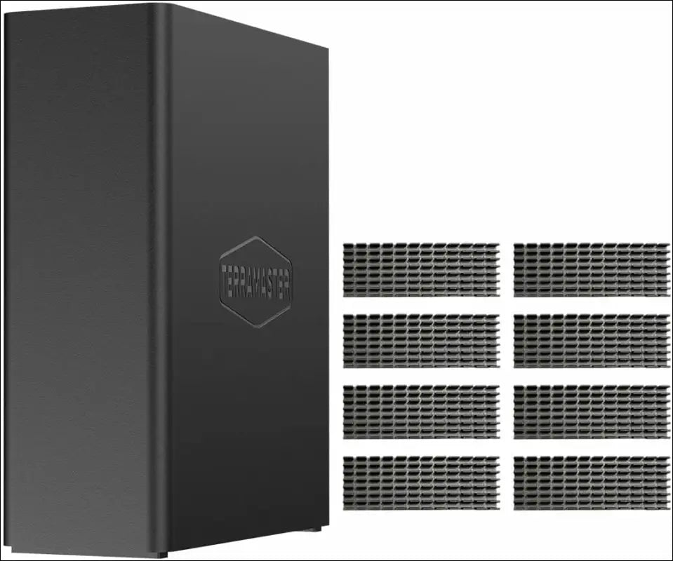 TERRAMASTER F8 SSD Plus NAS - 8Bay All SSD NAS Storage Core i3 8-Core 8-Thread CPU 16GB DDR5 RAM 10GbE Port 8 Heat