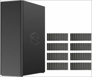 TERRAMASTER F8 SSD Plus NAS - 8Bay All SSD NAS Storage Core i3 8-Core 8-Thread CPU, 16GB DDR5 RAM, 10GbE Port, 8 Heat Sinks Included, Palm-Sized