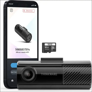 THINKWARE F70 PRO Dash Cam, 1080P Full HD WiFi Dashcam for Car Camera, Compact Design, Super Night Vision, G-Sensor, Smart Parking Mode, Safety