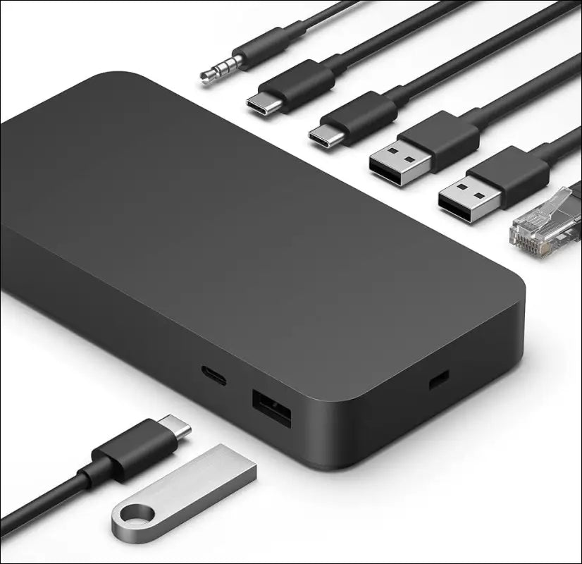 Thunderbolt 4 Dock 165 W (2 Displays 4K) - 3840 x 2160-6 x USB Ports - 3 x USB Type-A - 3.0 x USB Type-C Ports - USB Type-C - 1 x RJ-45 Ports 2.5 GBE - 96W PD (T8I-00008)