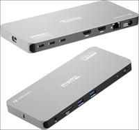 Thunderbolt 4 Dock for Quad Monitors 100W, Thunderbolt Docking Station Connects up to Four 4K Monitors for Windows and Mac Laptops, 2x HDMI, 4x Thunderbolt 4/USB C, Driver Required TBT-6950PD