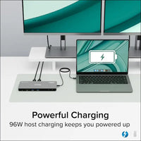 Thunderbolt 4 Dock for Quad Monitors 100W, Thunderbolt Docking Station Connects up to Four 4K Monitors for Windows and Mac Laptops, 2x HDMI, 4x Thunderbolt 4/USB C, Driver Required TBT-6950PD