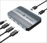 Thunderbolt 4 Dock,  Thunderbolt 4 Hub with Dual 4K@60Hz Display, 100w Power Delivery, USB-A 3.2 Gen 2, for MacBook Pro/Air M1 M2 M3 M4, Thunderbolt 4/3 Laptop