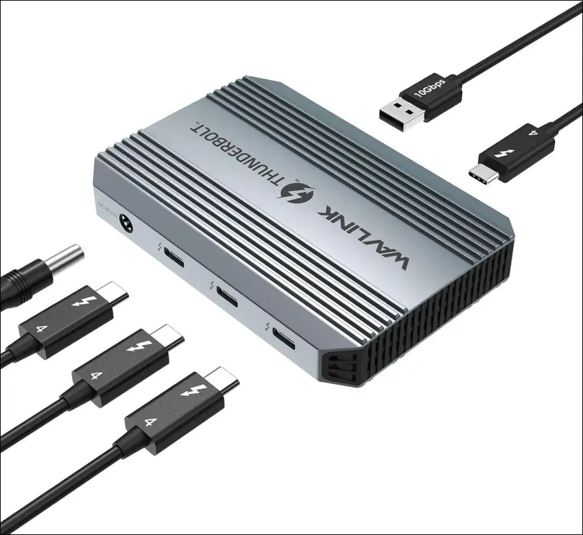 Thunderbolt 4 Dock,  Thunderbolt 4 Hub with Dual 4K@60Hz Display, 100w Power Delivery, USB-A 3.2 Gen 2, for MacBook Pro/Air M1 M2 M3 M4, Thunderbolt 4/3 Laptop