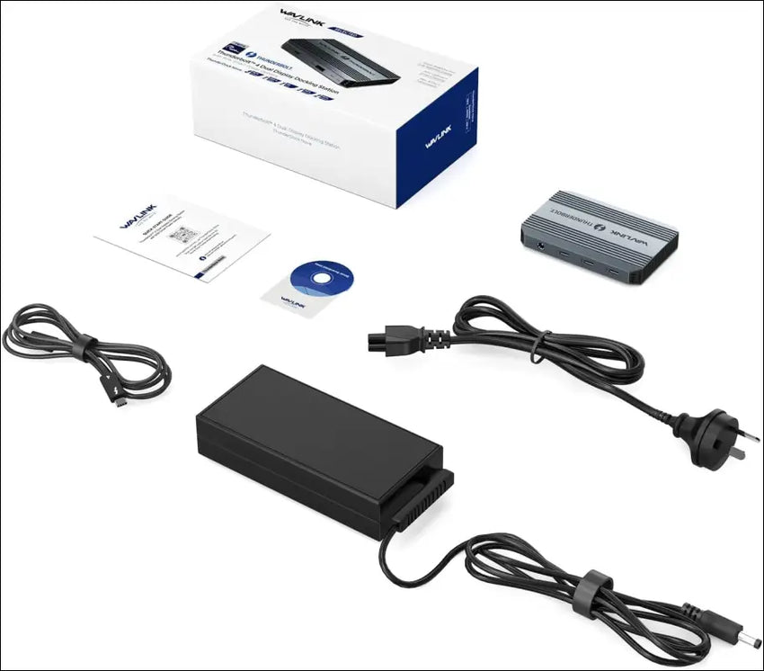 Thunderbolt 4 Dock,  Thunderbolt 4 Hub with Dual 4K@60Hz Display, 100w Power Delivery, USB-A 3.2 Gen 2, for MacBook Pro/Air M1 M2 M3 M4, Thunderbolt 4/3 Laptop