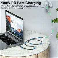 Thunderbolt 4 USB4 8K Cable, 0.8M Male to Female, USB-C Compatible, 40Gbps Data, 100W PD, Macbook Pro, Dell XPS, Egpu