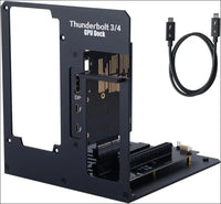 Thunderbolt3/4 USB4 Egpu Enclosure 40Gbps Compatible with Win/Linux/Macos, Pcie External GPU Dock with PD 85W Using DC/ATX PSU, Support NVIDIA/AMD GPU and Daisy Chain